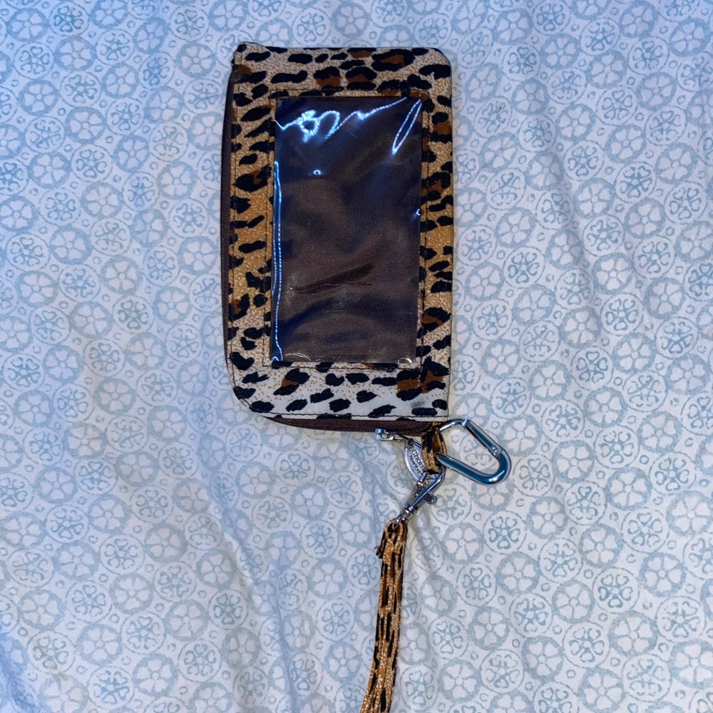 Charm 14 cheetah wristlet
